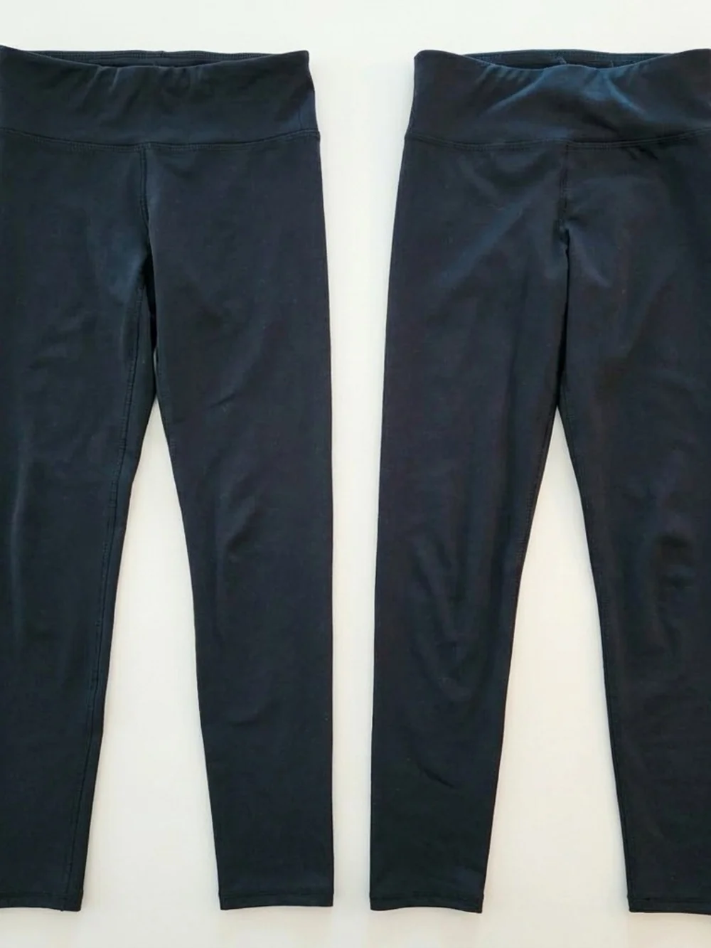 Lot of 2 Girls Old Navy Active Powerpress Mid Rise Leggings Black Size M (8)